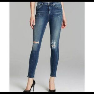 Citizens of Humanity COH Rocket High Rise Distressed Skinny Jeans Size 27